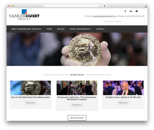 Minimum Pro Theme WordPress theme - samlerhuset.com