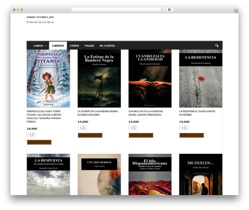 Newsmag WP theme - elrincondeloslibros.com