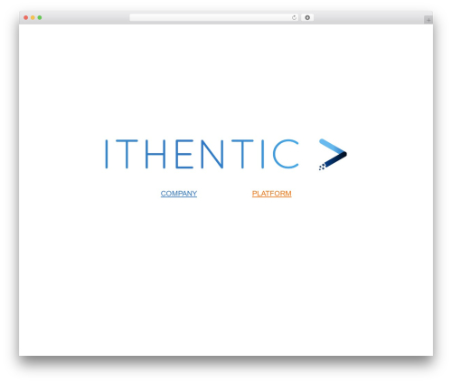 SOLIDO WordPress theme - ithentic.com