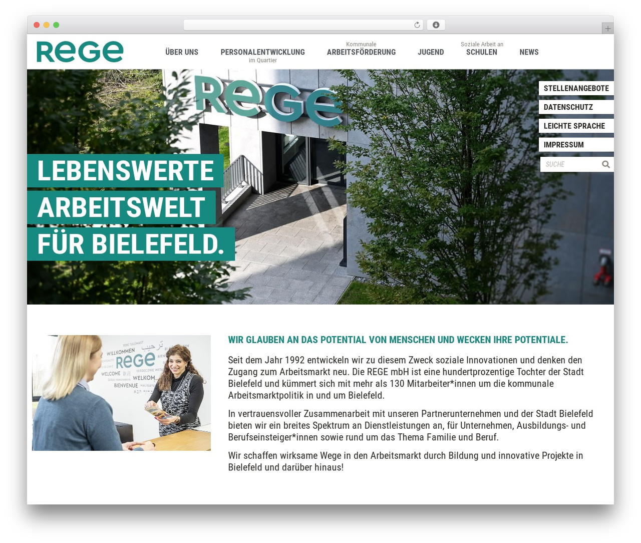 Theme WordPress Rege Theme - rege-mbh.de