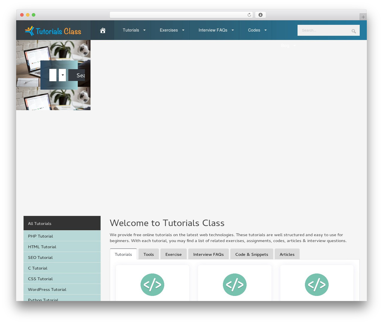 Theme WordPress Tutorials Class - tutorialsclass.com