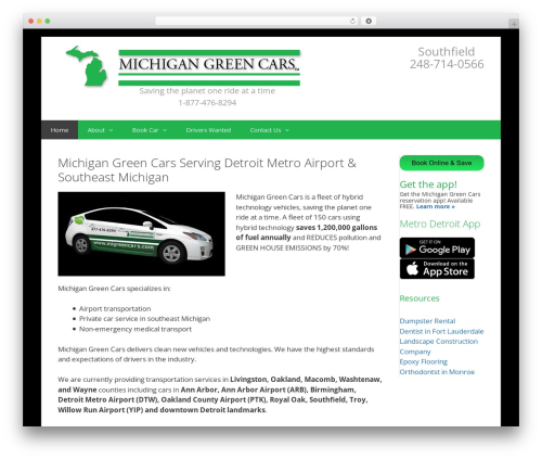 WordPress theme GeneratePress - migreencars.com