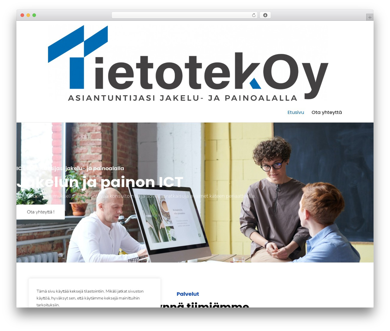 WordPress website theme Spacious Pro - tietotek.com