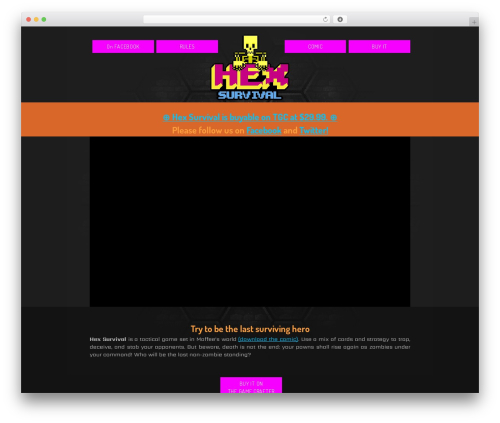 Workality WordPress gaming theme - hexsurvival.com