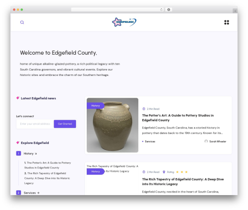 Zento best WordPress theme - edgefieldsc.net