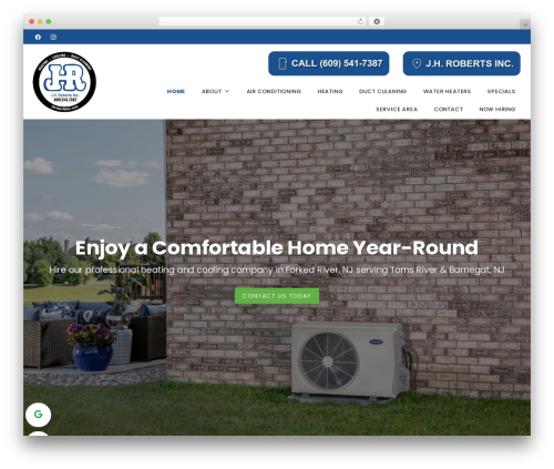 Beacon Theme best WordPress theme - jhrobertsinc.com
