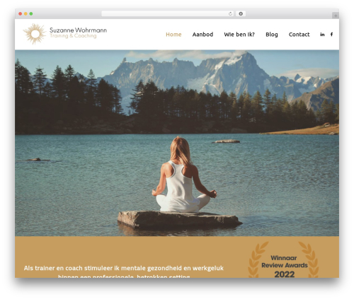Lambda WordPress website theme - suzannewohrmann.com