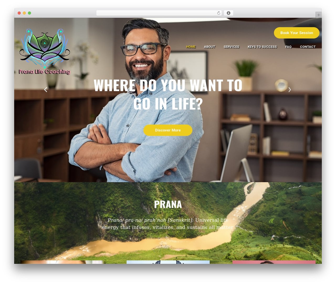 Modular Pro theme WordPress - pranalifecoaching.com