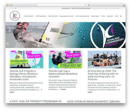 Sport WordPress theme - vgye.hu