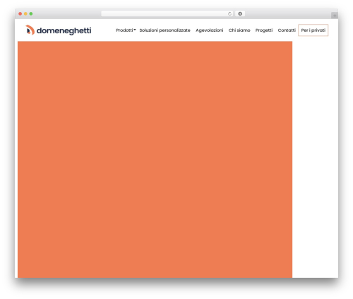 Tema theme WordPress - domeneghetti.it