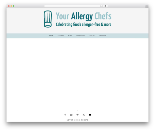 Theme WordPress Genesis - yourallergychefs.com