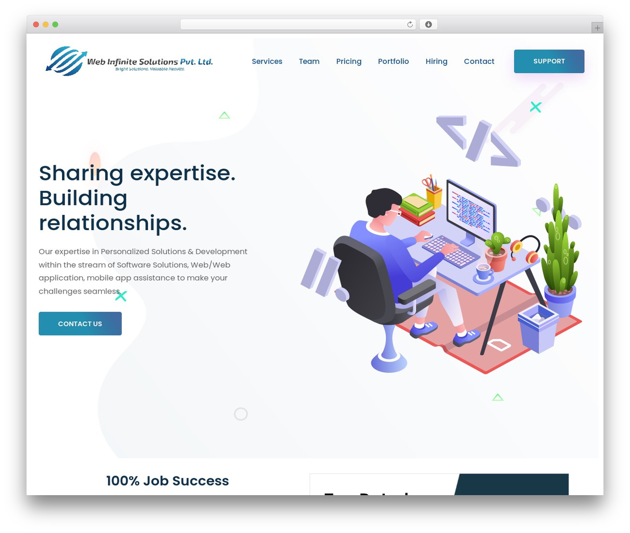 Theme WordPress StartNext Child - www.webinfinitesolutions.com
