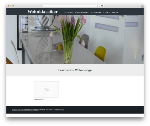 Theme WordPress Workfree - wohnklassiker.com