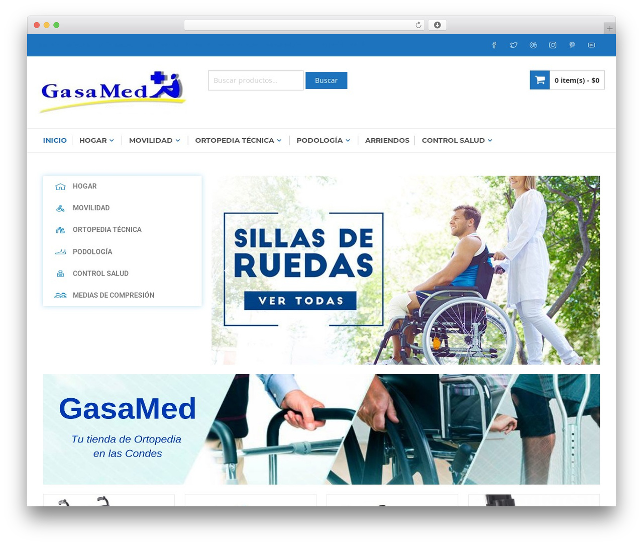Buzzstore Pro theme WordPress - gasamed.cl