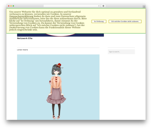 Ella WordPress theme - netzwerk-ella.de