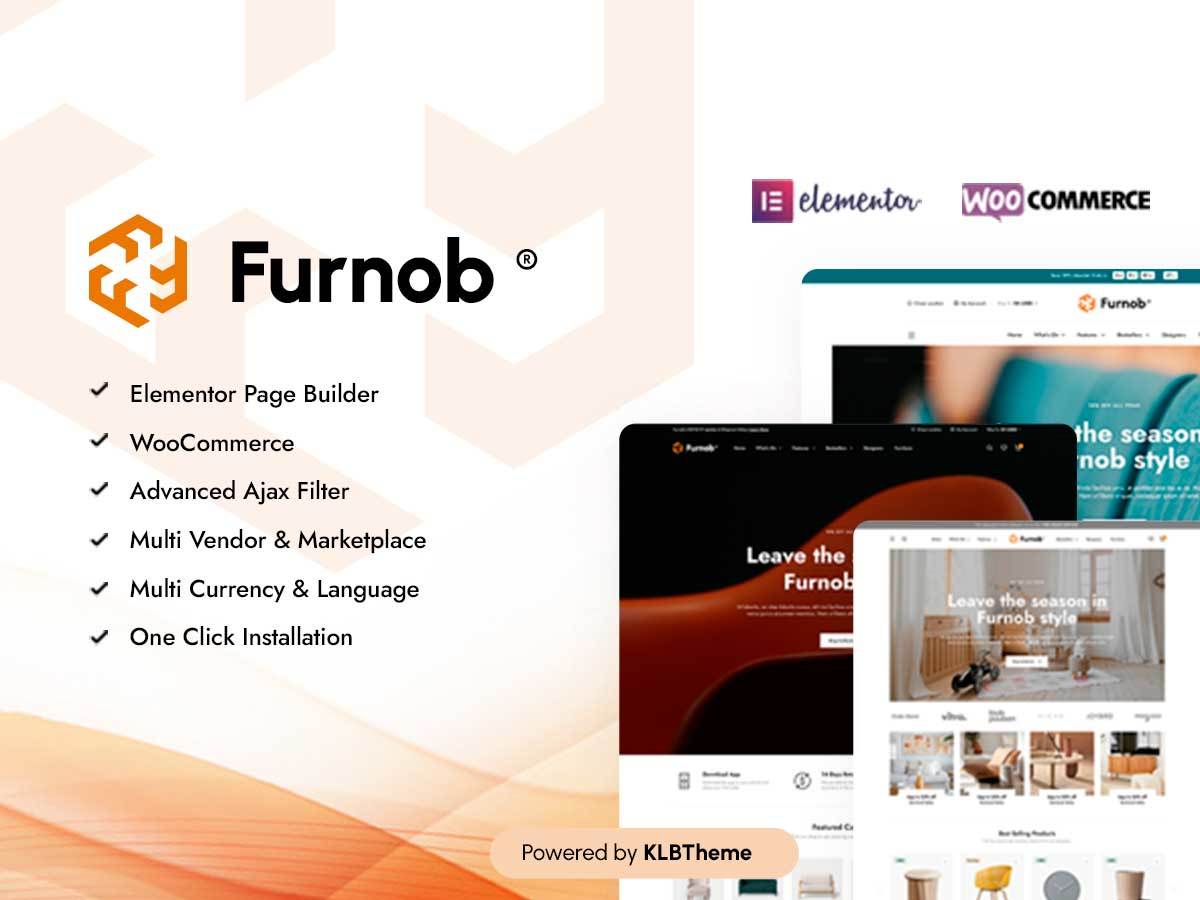Furnob WordPress shop theme