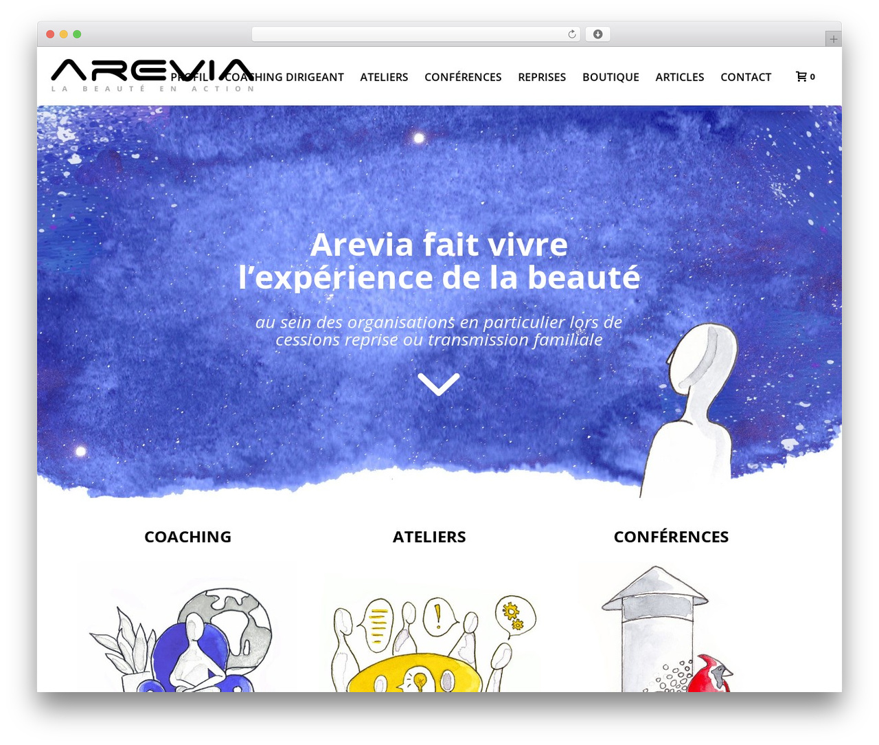 Jupiter theme WordPress - arevia.fr