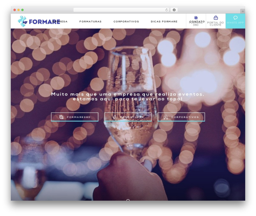 MCD WordPress theme - eventosformare.com