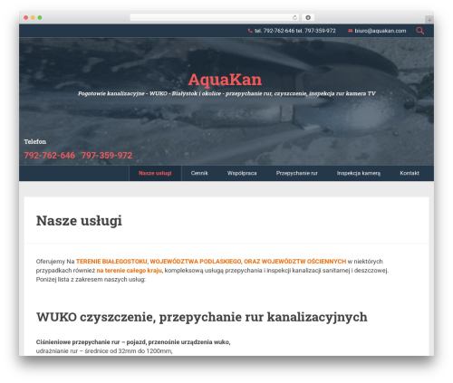 RobiStrone WordPress theme - aquakan.com