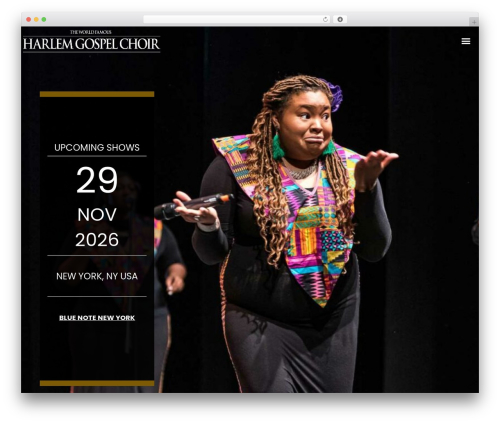 Wolf facebook page box WordPress plugin - harlemgospelchoir.com