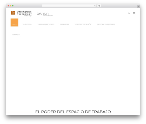 Teclus theme WordPress - officeconcepttechnology.com