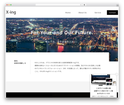 Ruijinen block patterns r001 corp WordPress plugin - demo.rui-jin-en.com