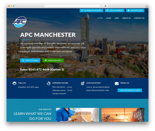 Cargo WordPress plugin - apcmanchester.co.uk