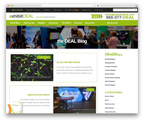 Dfd extensions WordPress plugin - blog.exhibitdeal.com