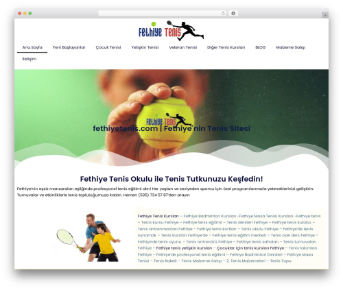 WordPress theme Stike - fethiyetenis.com