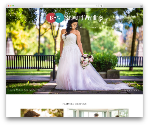 WP theme PH Theme - bailwardweddings.com