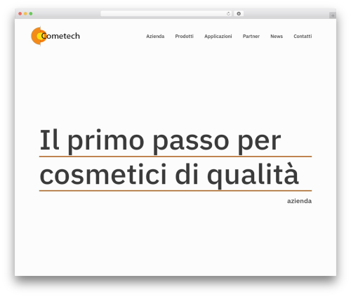 WP theme Cometech - cometech.eu