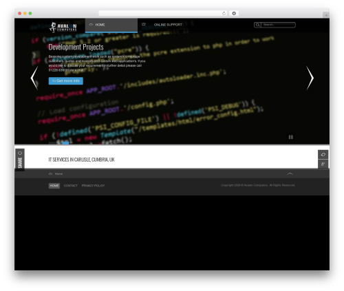 AEON WordPress theme - avalon-computers.co.uk