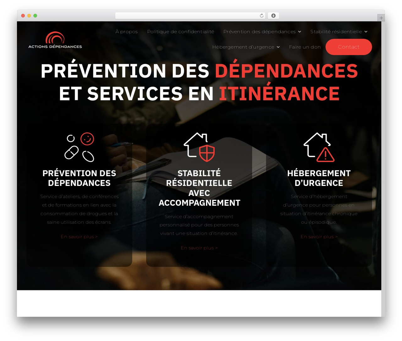 Archétype - MXO theme WordPress - actionsdependances.org Archétype - MXO theme WordPress - actionsdependances.org