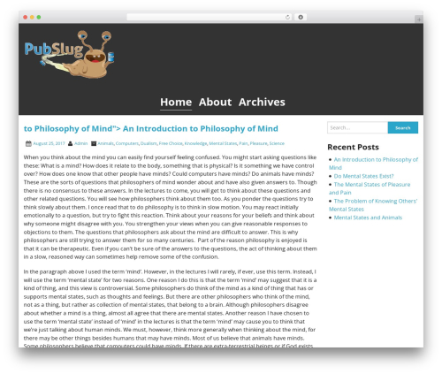 Codon WordPress blog theme - pubslug.com Codon WordPress blog theme - pubslug.com
