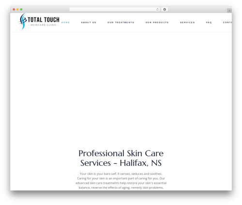 Dermaclear core WordPress plugin - totaltouch.ca