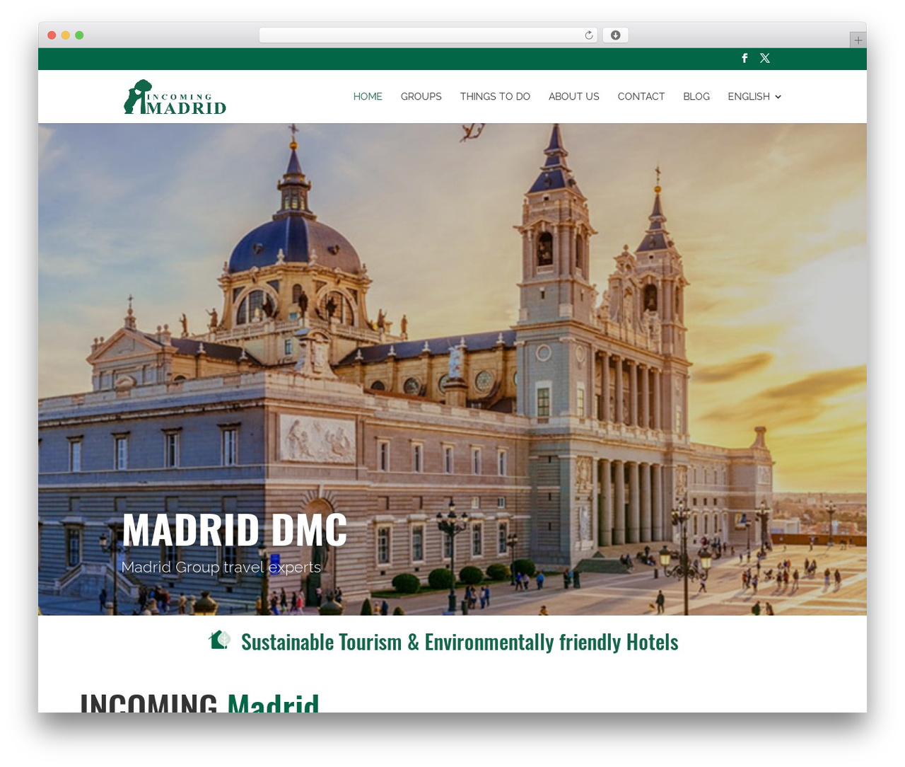 Divi theme WordPress - incomingmadrid.com