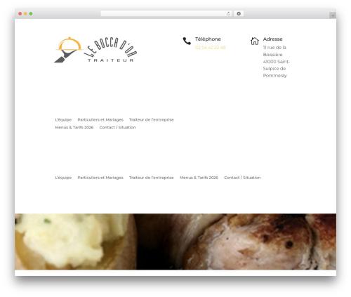 Divi WordPress theme design - leboccador.com