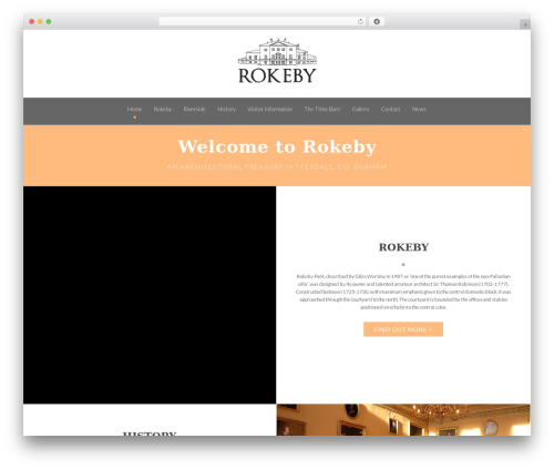 Eight Degree WordPress theme - rokebypark.com