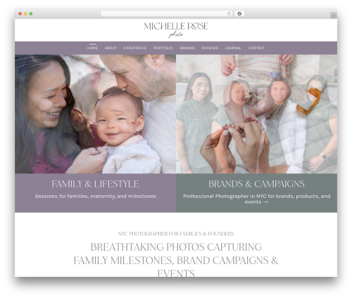 Enfold wallpapers WordPress theme - michellerosephoto.com