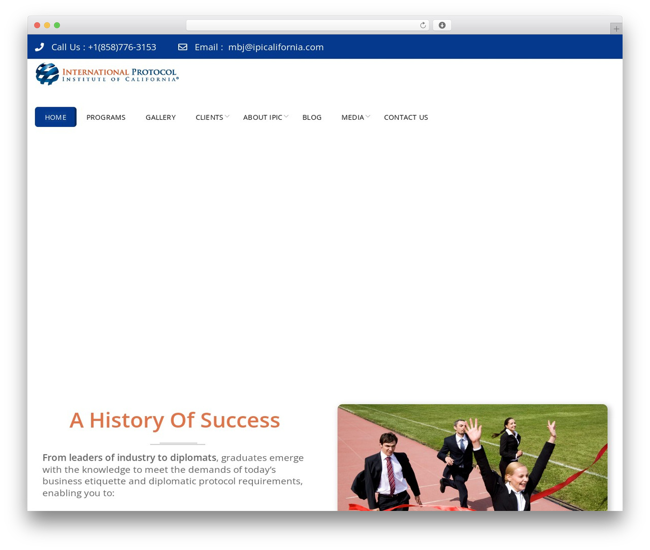 Frontech WordPress theme - mbjprotocol.com