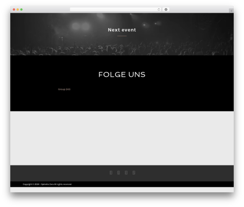 FWRD theme WordPress - operationzero.ch