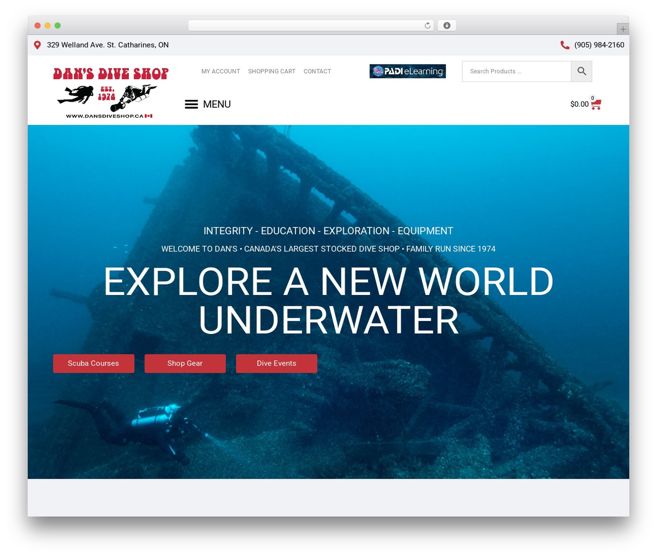 Hello Elementor Child WordPress store theme - dansdiveshop.ca Hello Elementor Child WordPress store theme - dansdiveshop.ca