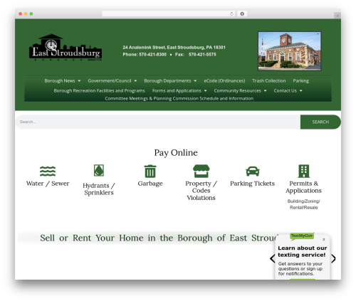 Cv monitor WordPress plugin - eaststroudsburgboro.org