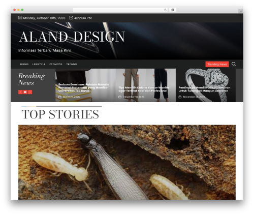 NewsCut WordPress theme - alanddesign.com