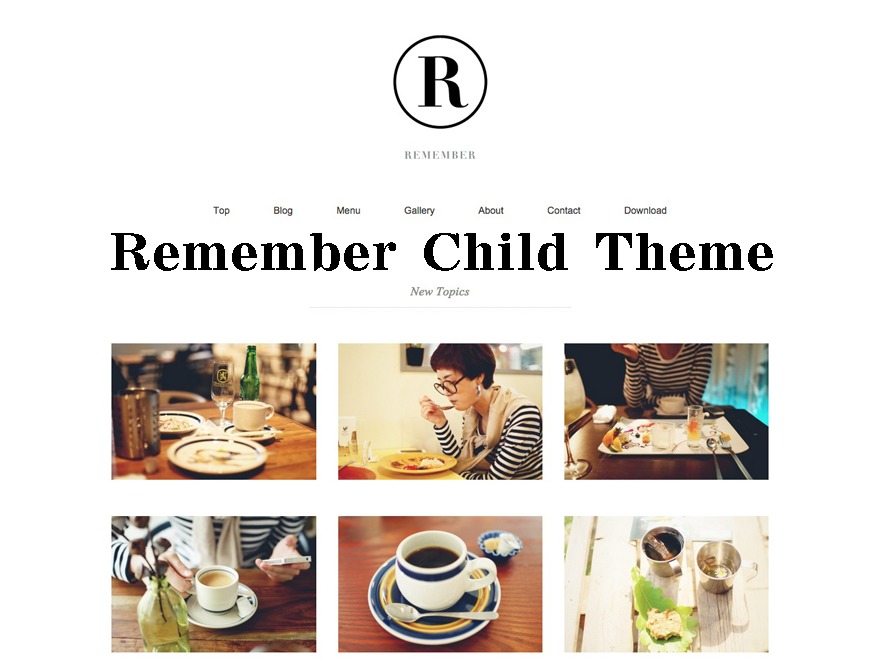 Remember Child Theme theme WordPress