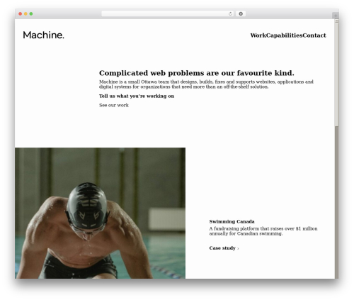 Theme WordPress Machine - machine-agency.com