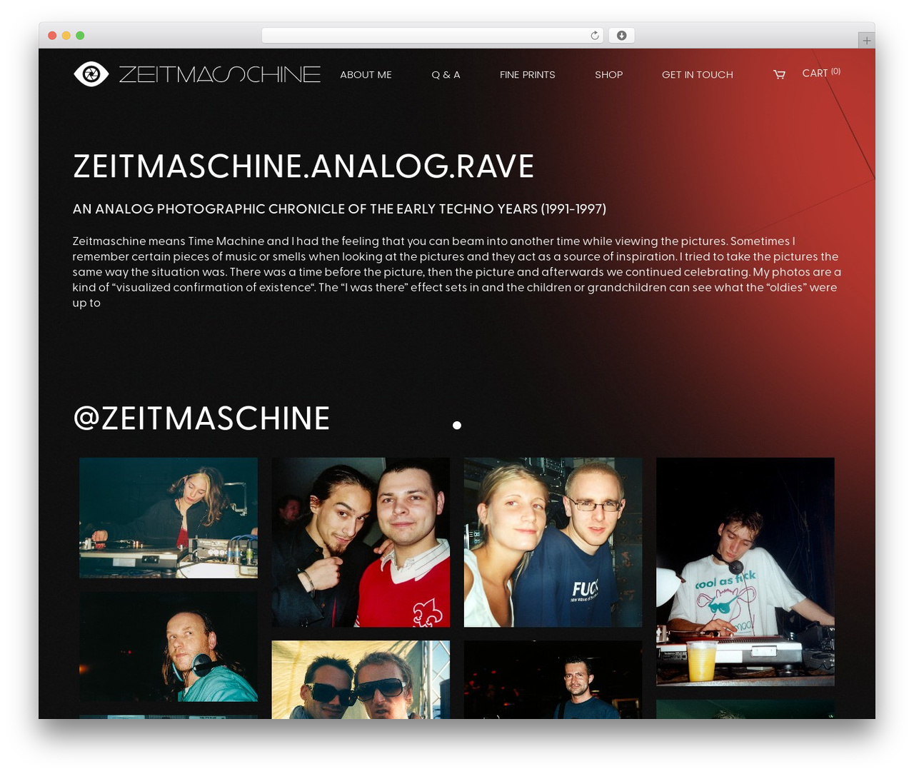 WordPress theme Obsius - zeitmaschine.org