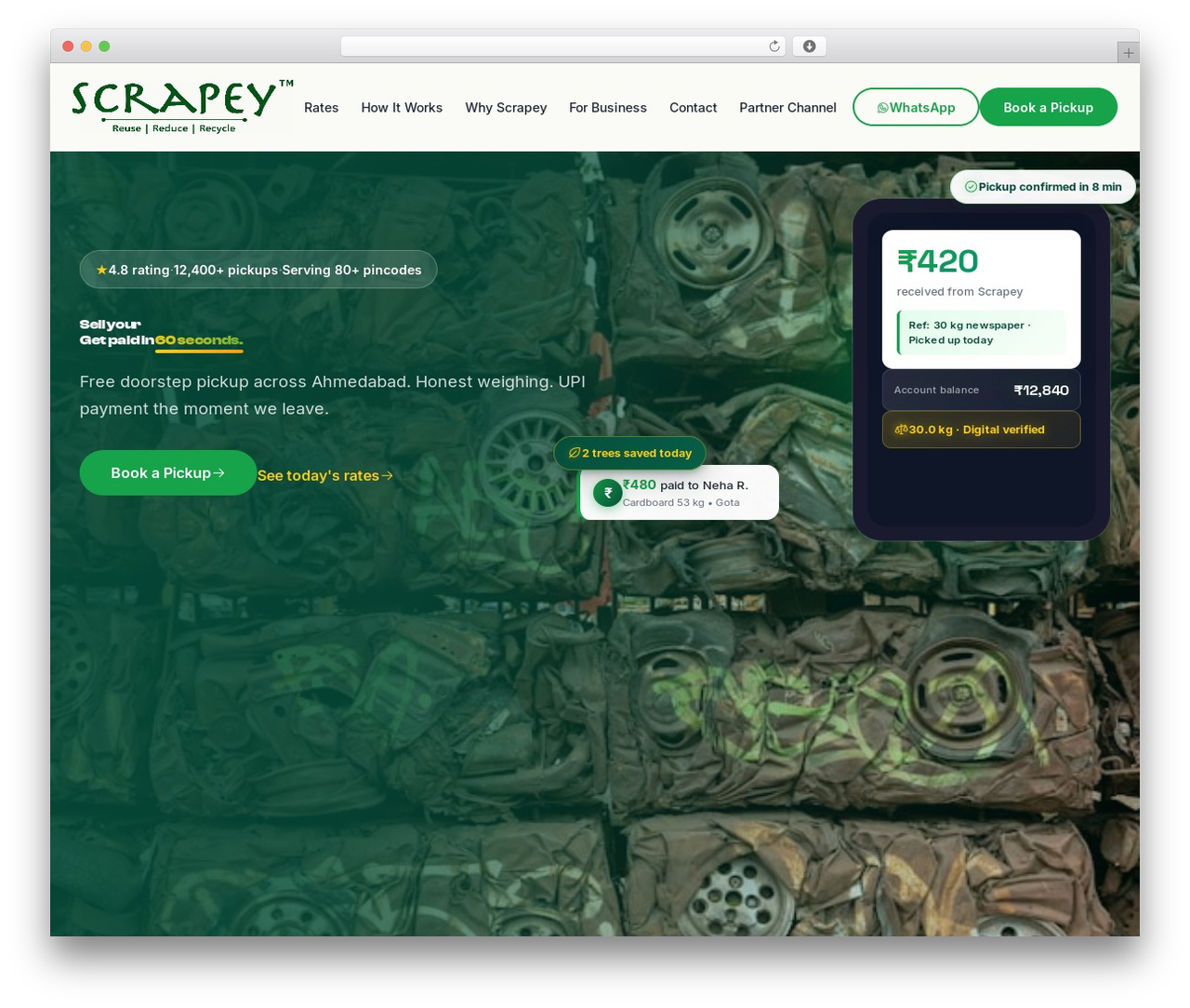 WP theme Hello Elementor - scrapey.in