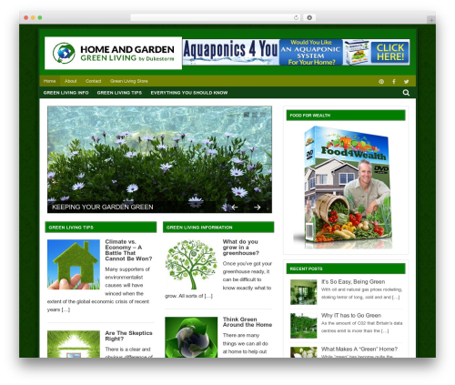 Abloom WordPress theme - dukestorm.com