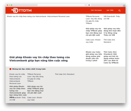 Brius Optimized Lightweight Theme WordPress theme - ttdtm.com